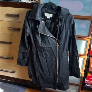 Michael Kors Black Trench Coat size  small nwot
